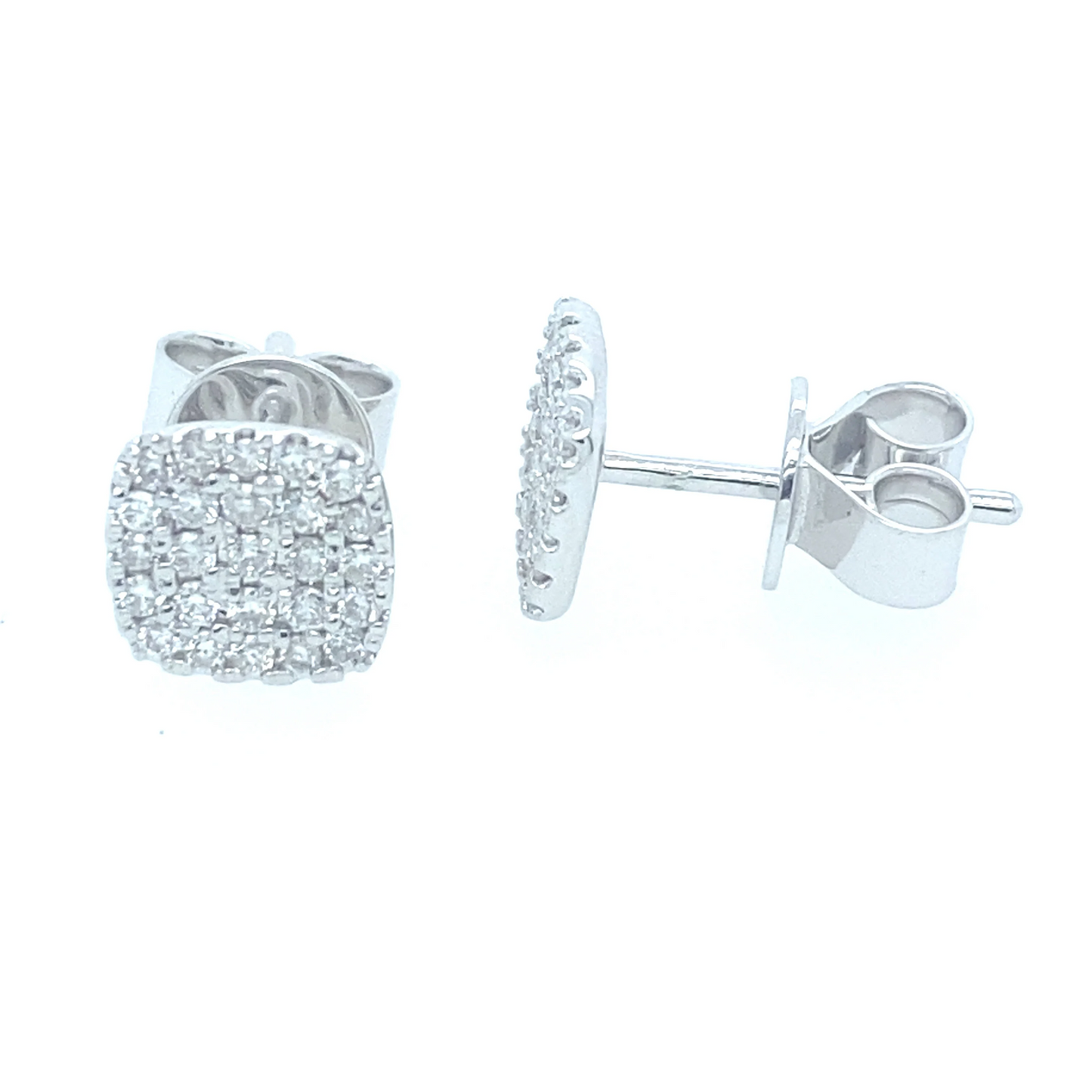 0.36Ct Diamond Stud Earrings 14k WG