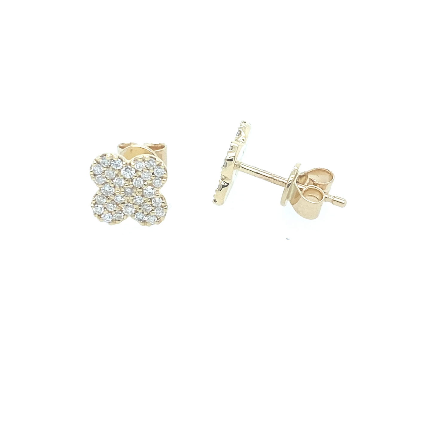 0.36Ct Diamond Stud Earrings 14k YG