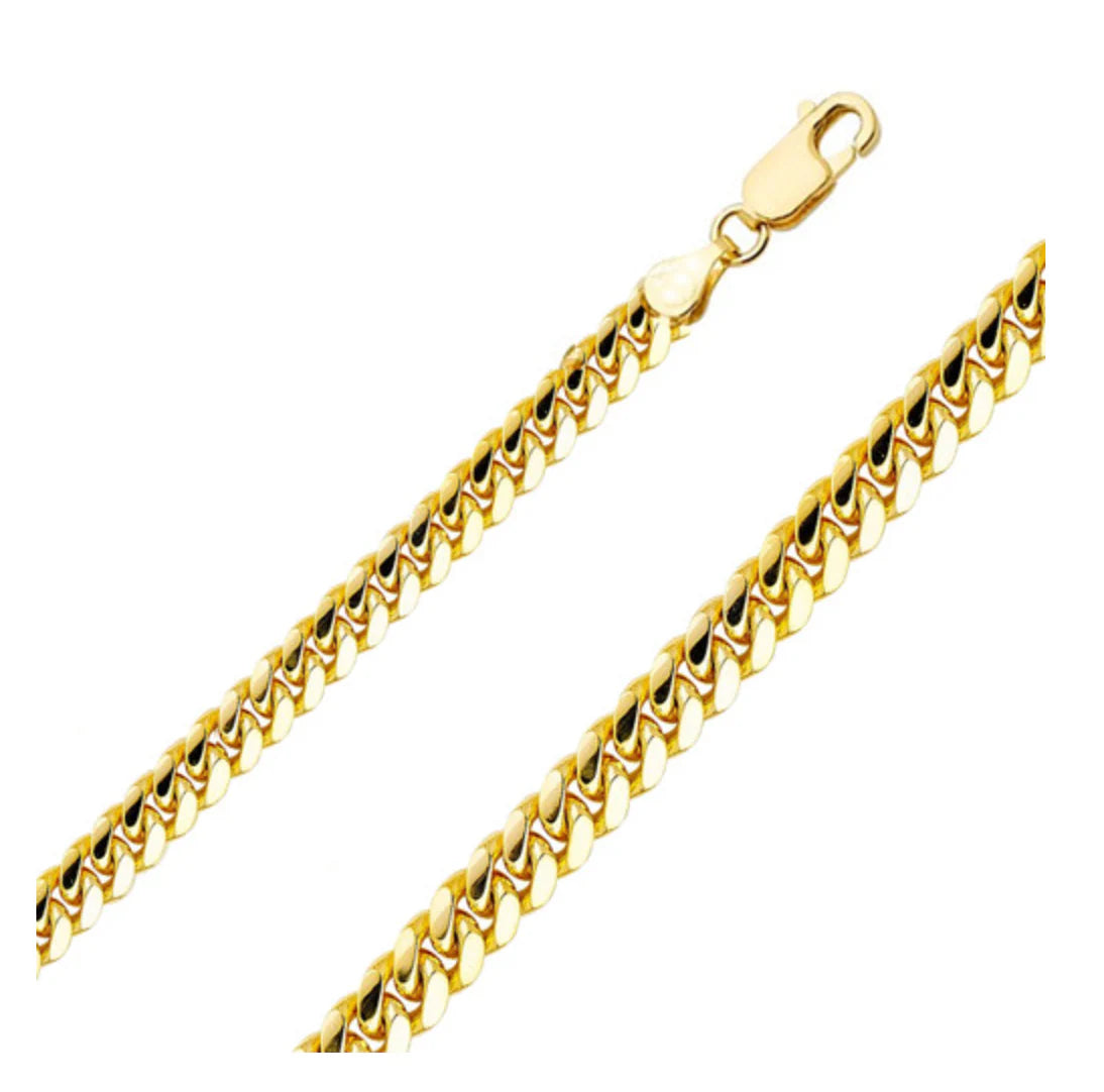 10k 8.3mm Miami Cuban (20''=)
