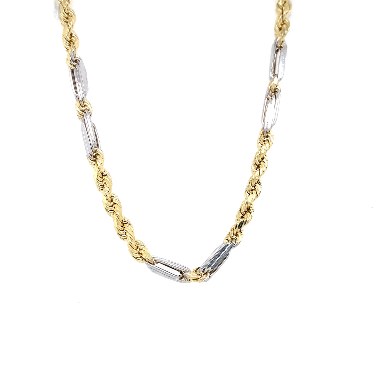 14k 4mm 2C FigaRope DC / Milano (20''=)