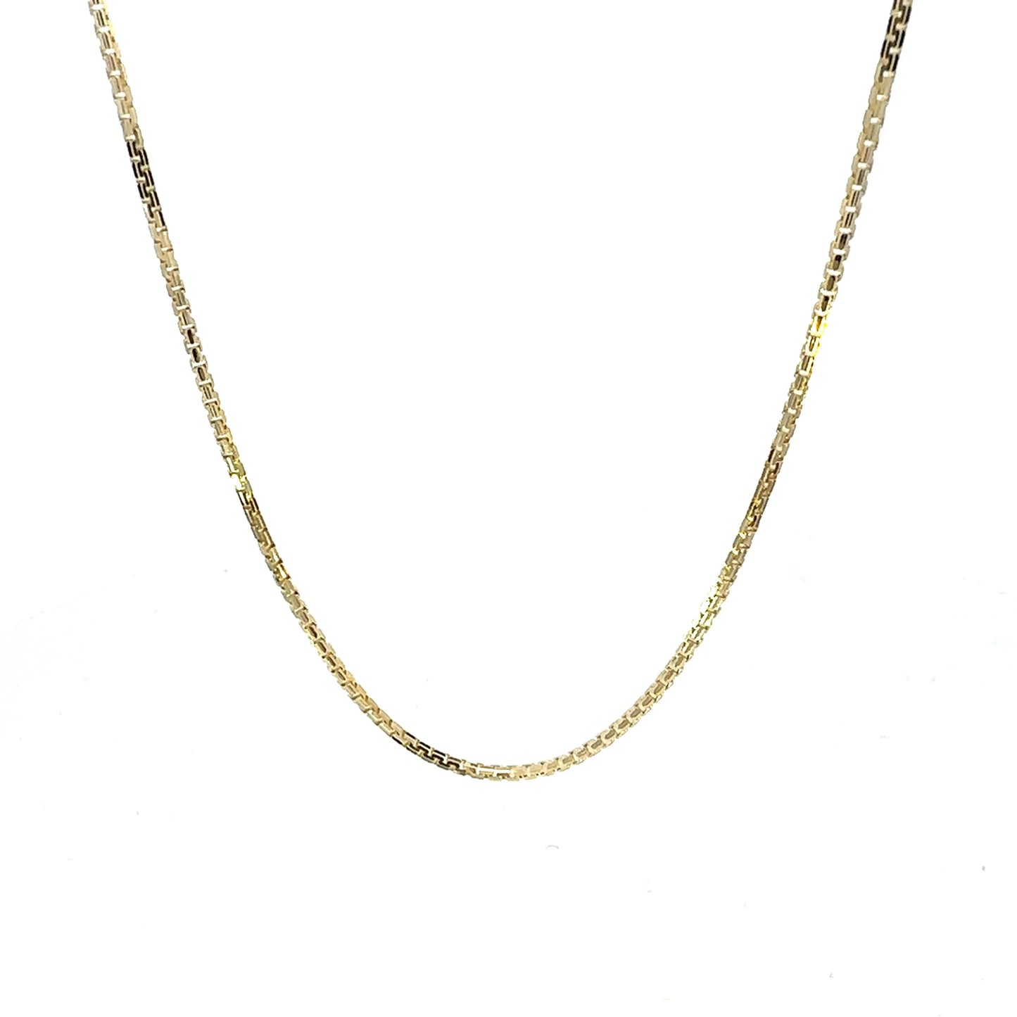 14k Concave Box Chain 1.5mm (20''=6.27gr)
