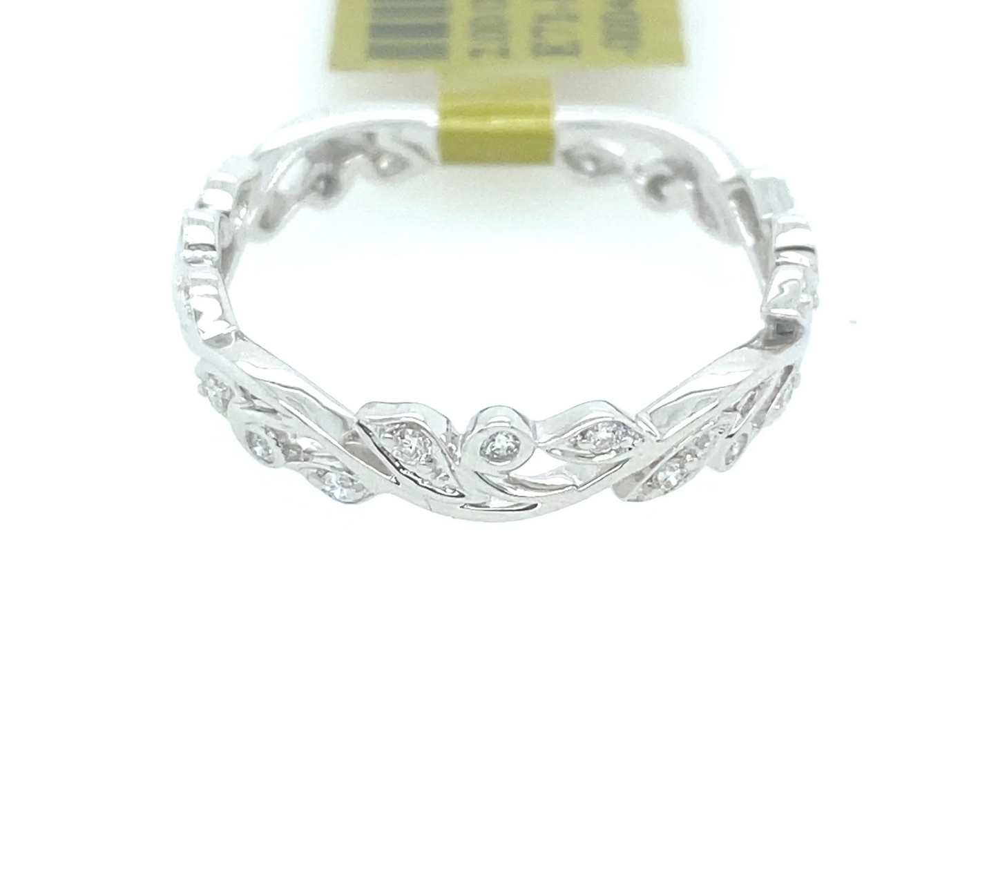 [Ring] 0.18Ct Diamond Band 14k WG