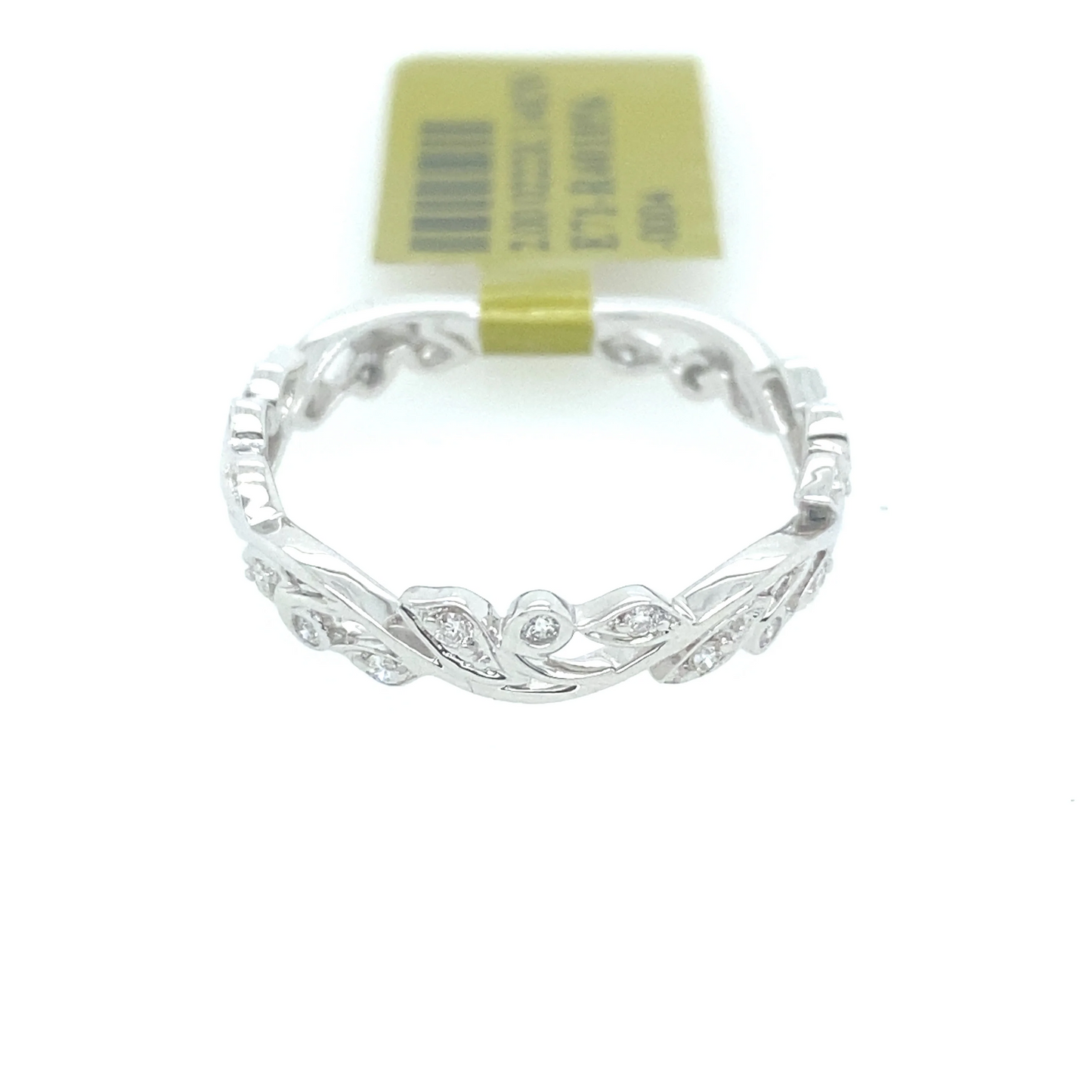 [Ring] 0.18Ct Diamond Band 14k WG