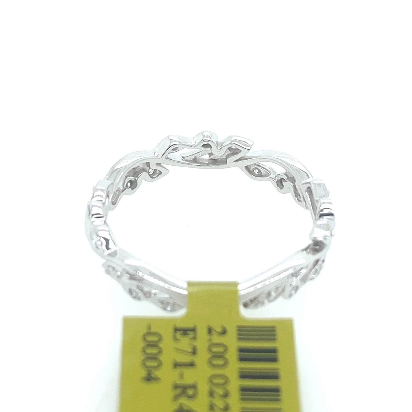 [Ring] 0.18Ct Diamond Band 14k WG
