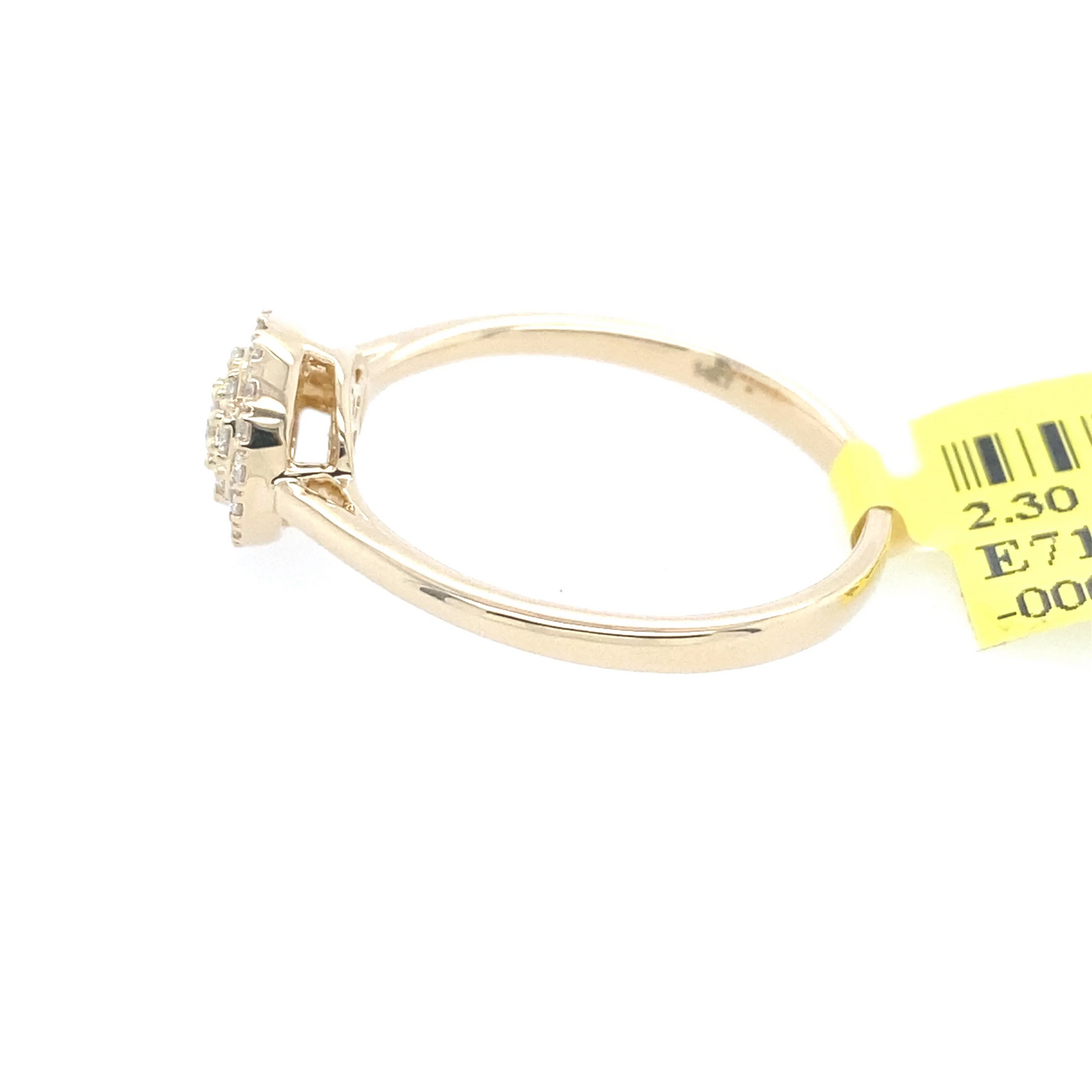 [Ring] 0.30Ct Diamond Cluster Ring 14k YG