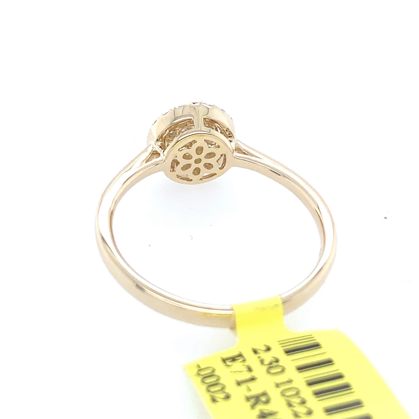 [Ring] 0.30Ct Diamond Cluster Ring 14k YG