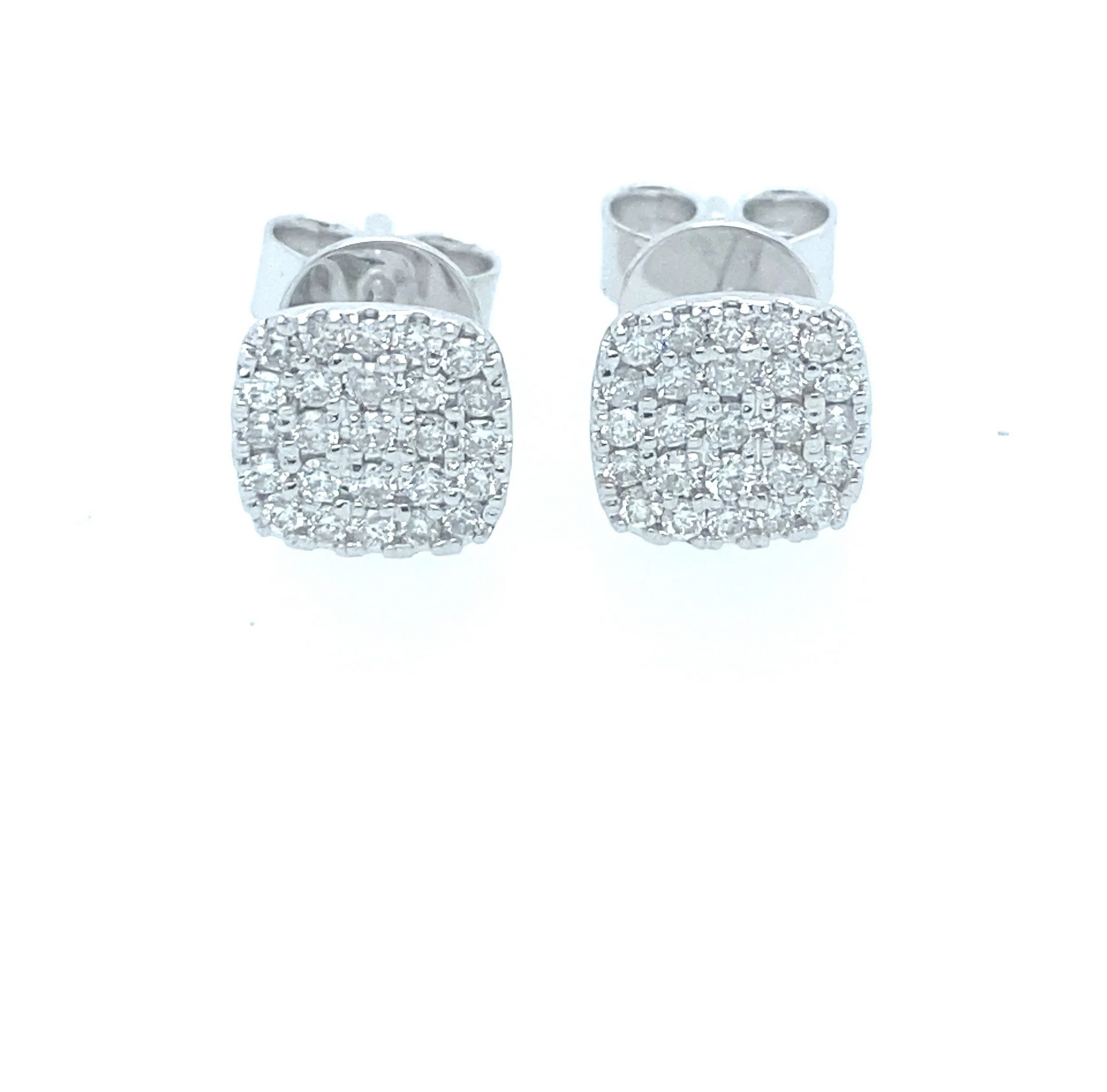 0.36Ct Diamond Stud Earrings 14k WG