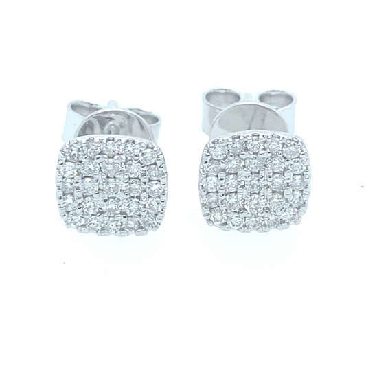 0.36Ct Diamond Stud Earrings 14k WG