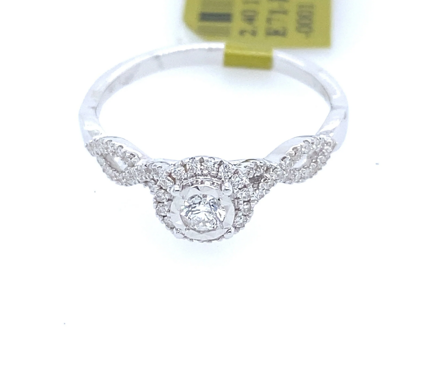 [Ring] 0.38Ct Diamond Ring 14k WG
