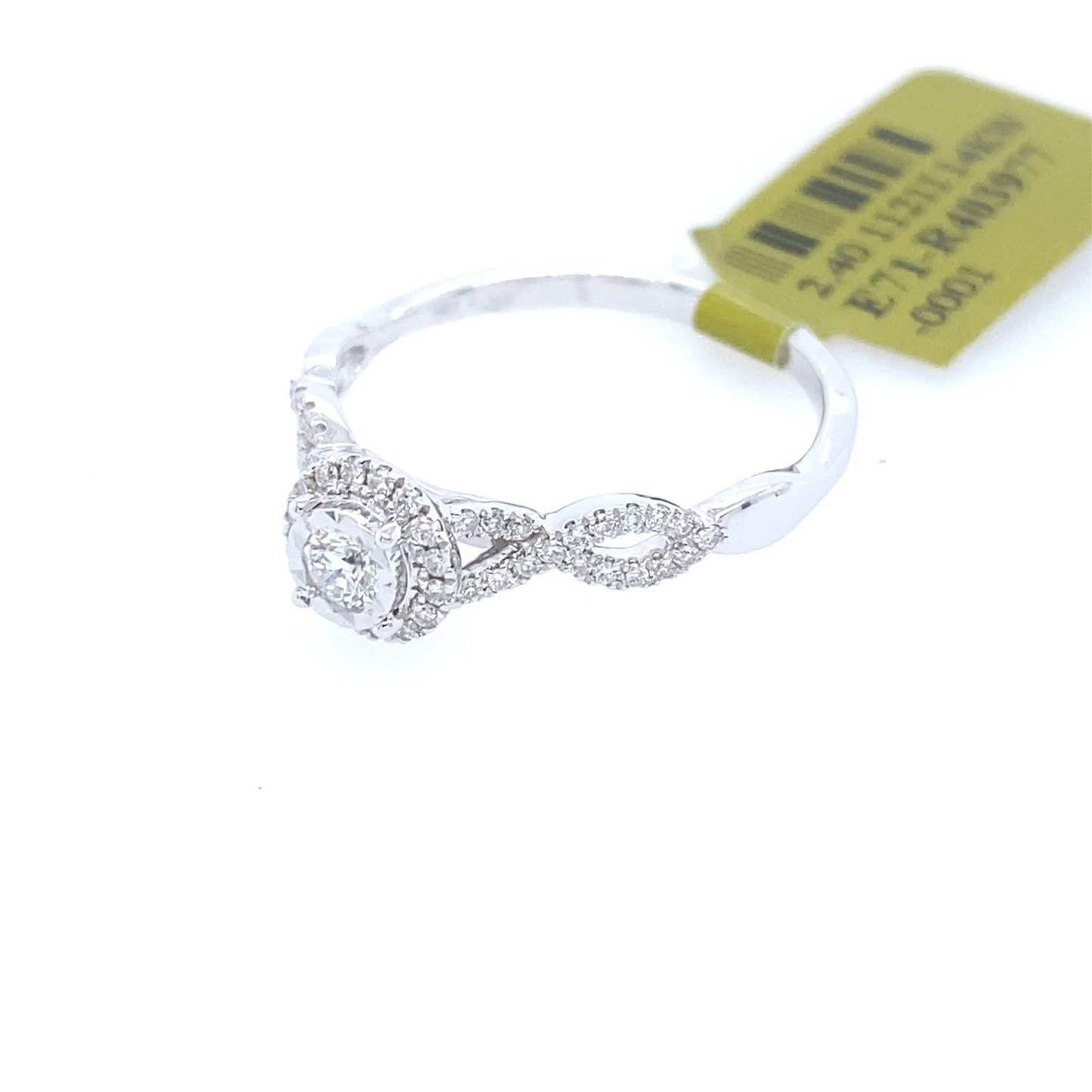 [Ring] 0.38Ct Diamond Ring 14k WG