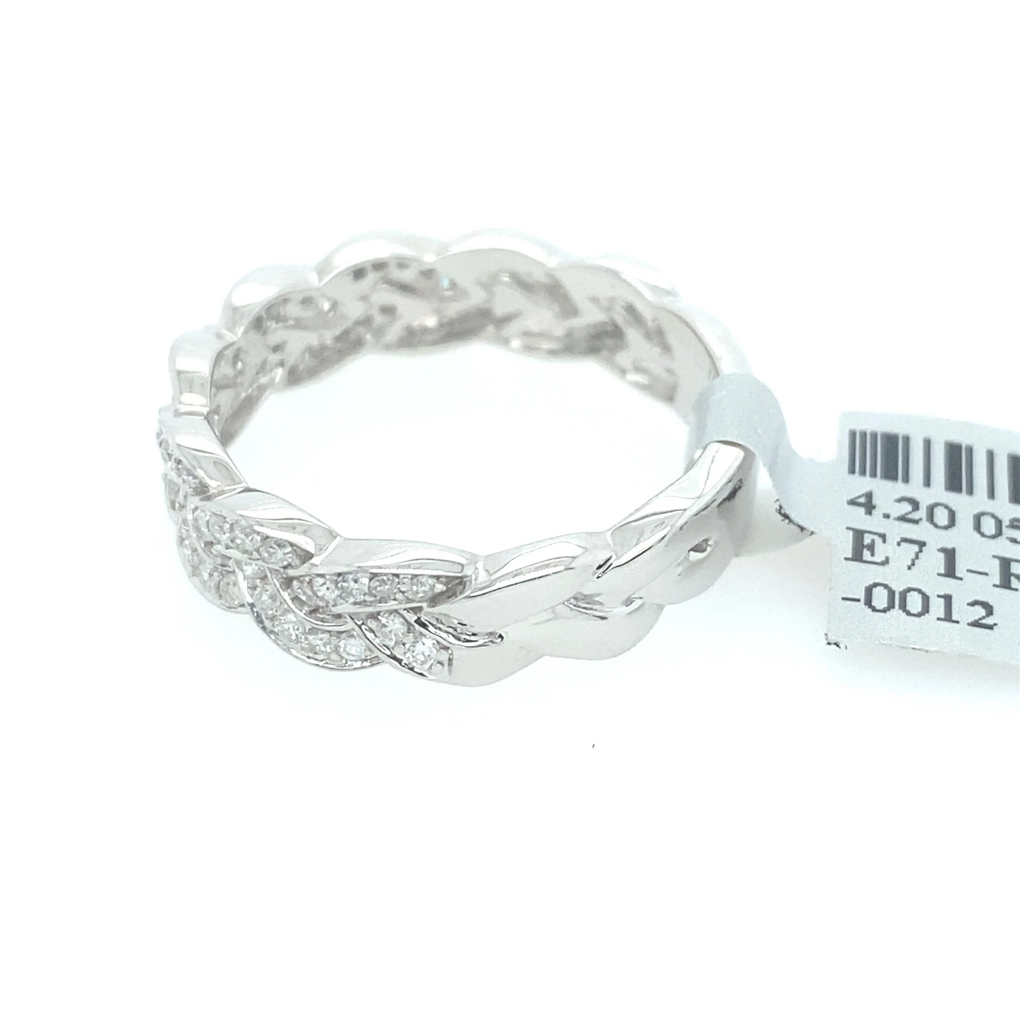 [Ring] 0.40Ct Diamond Band 14k WG