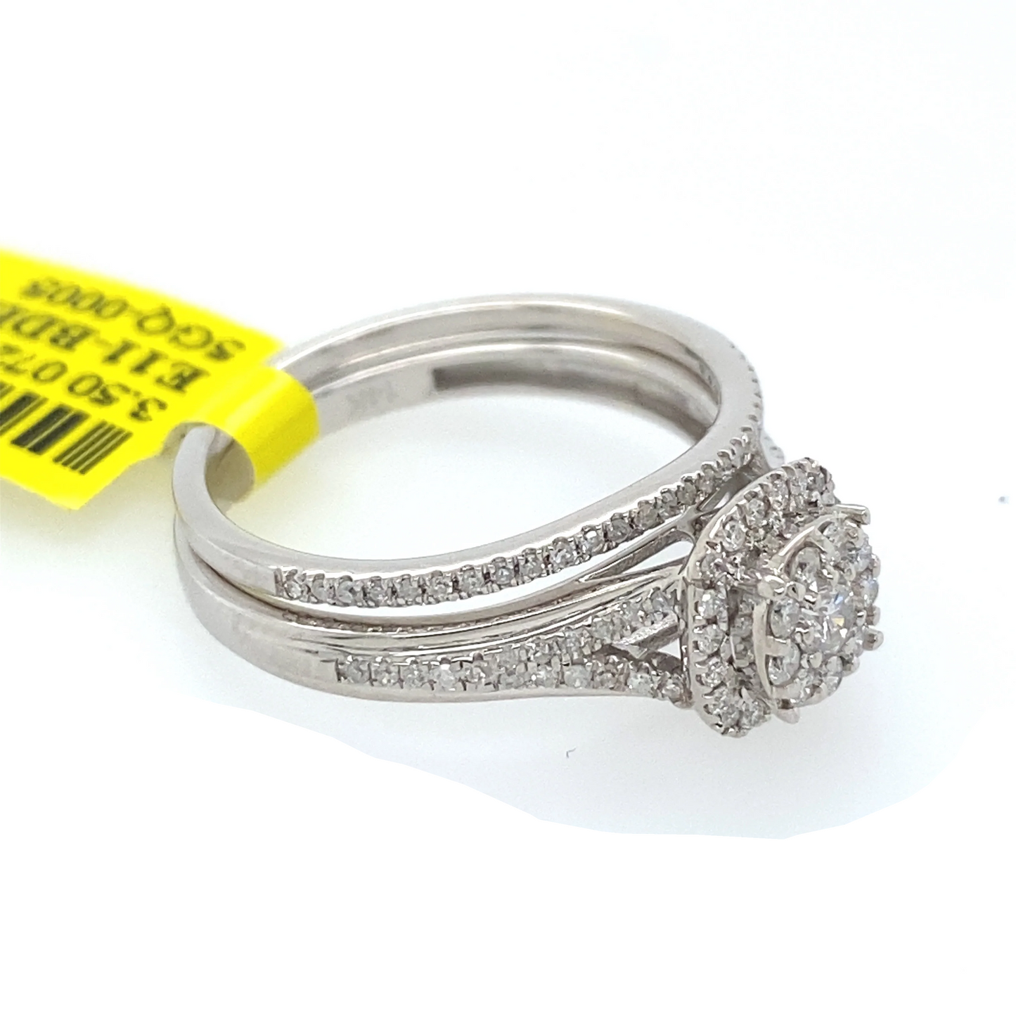 [Ring] 0.50Ct Diamond Bridal Set Ring 14k WG