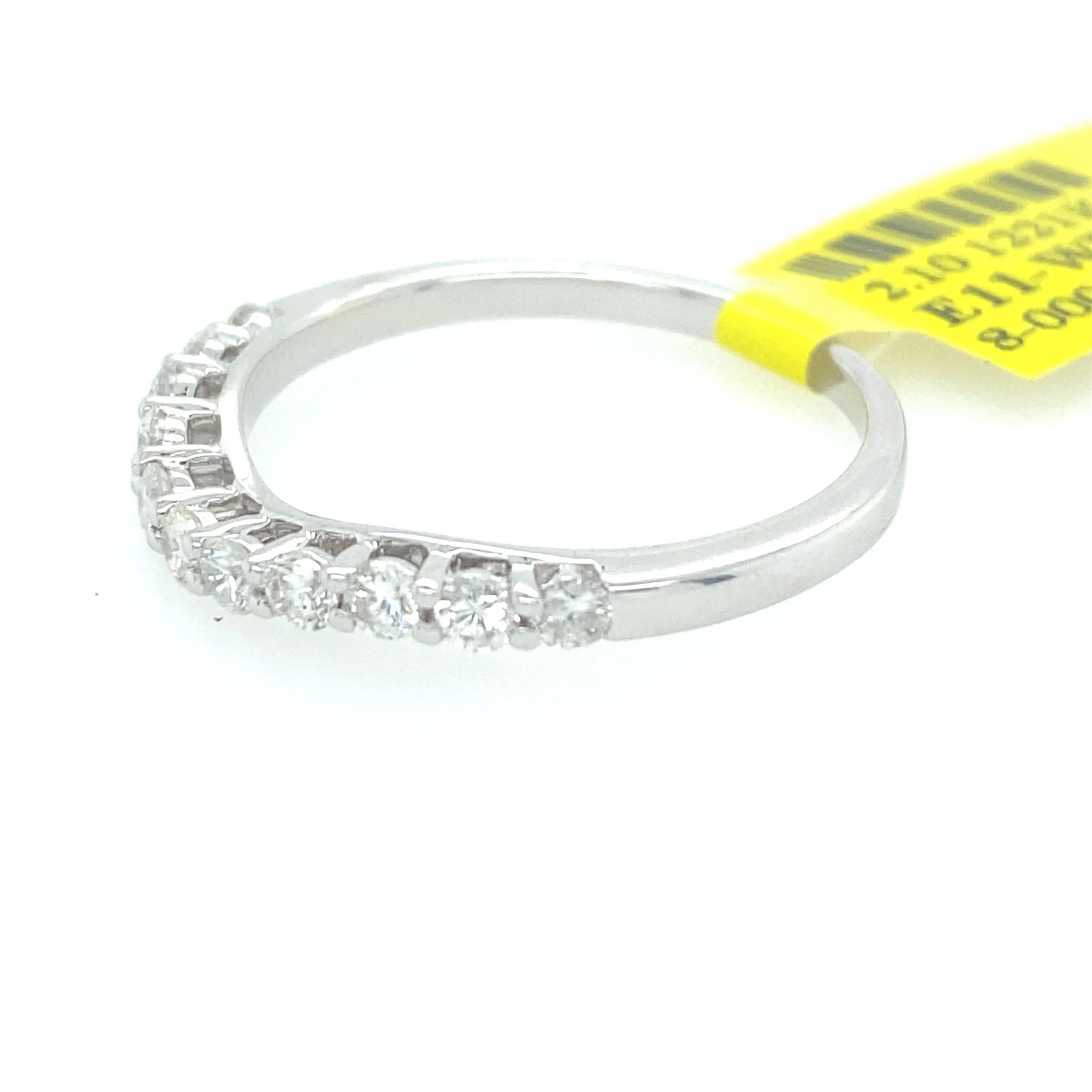[Ring] 0.52Ct Diamond Curve Band 14k WG