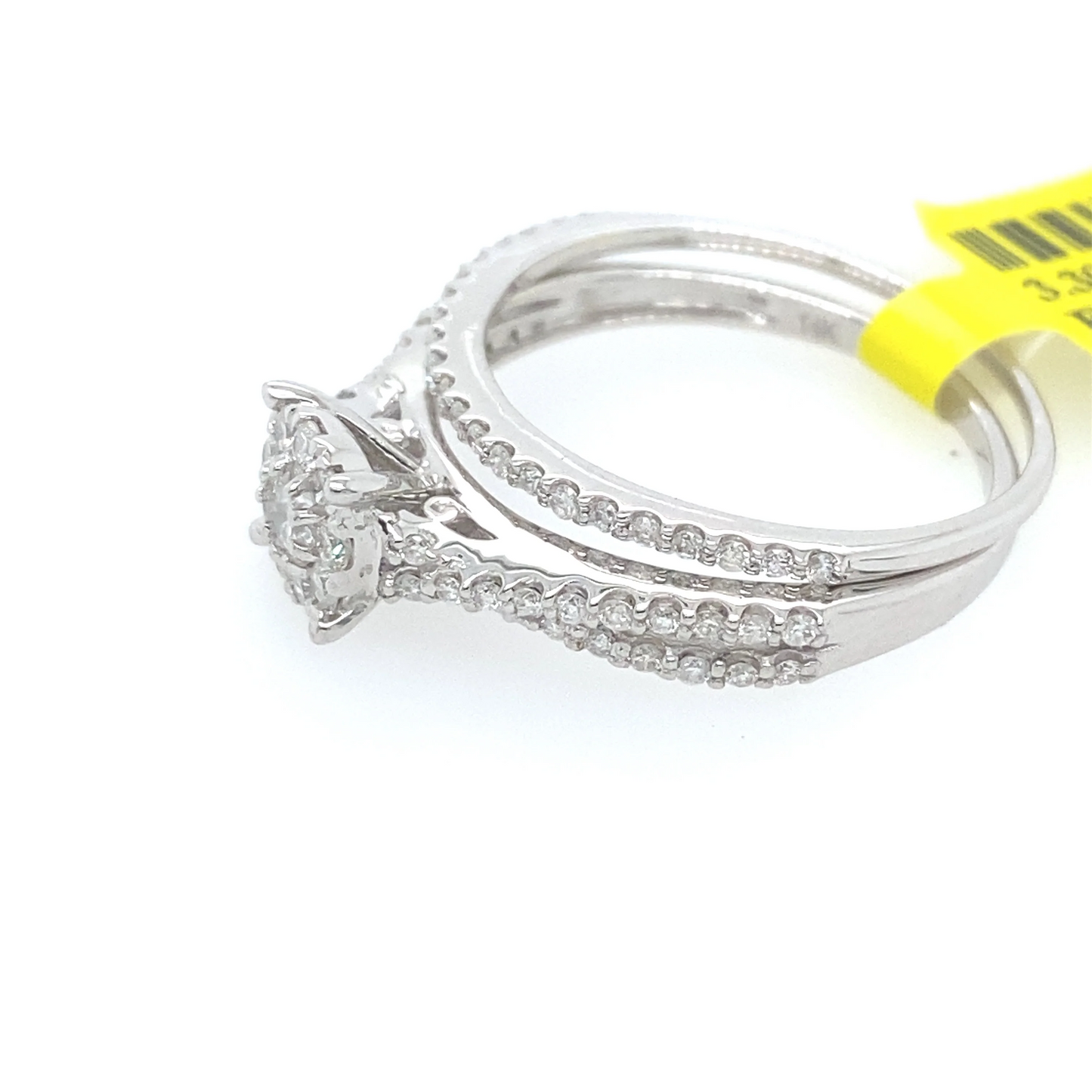 [Ring] 0.60Ct Diamond Bridal Set Ring 14k WG