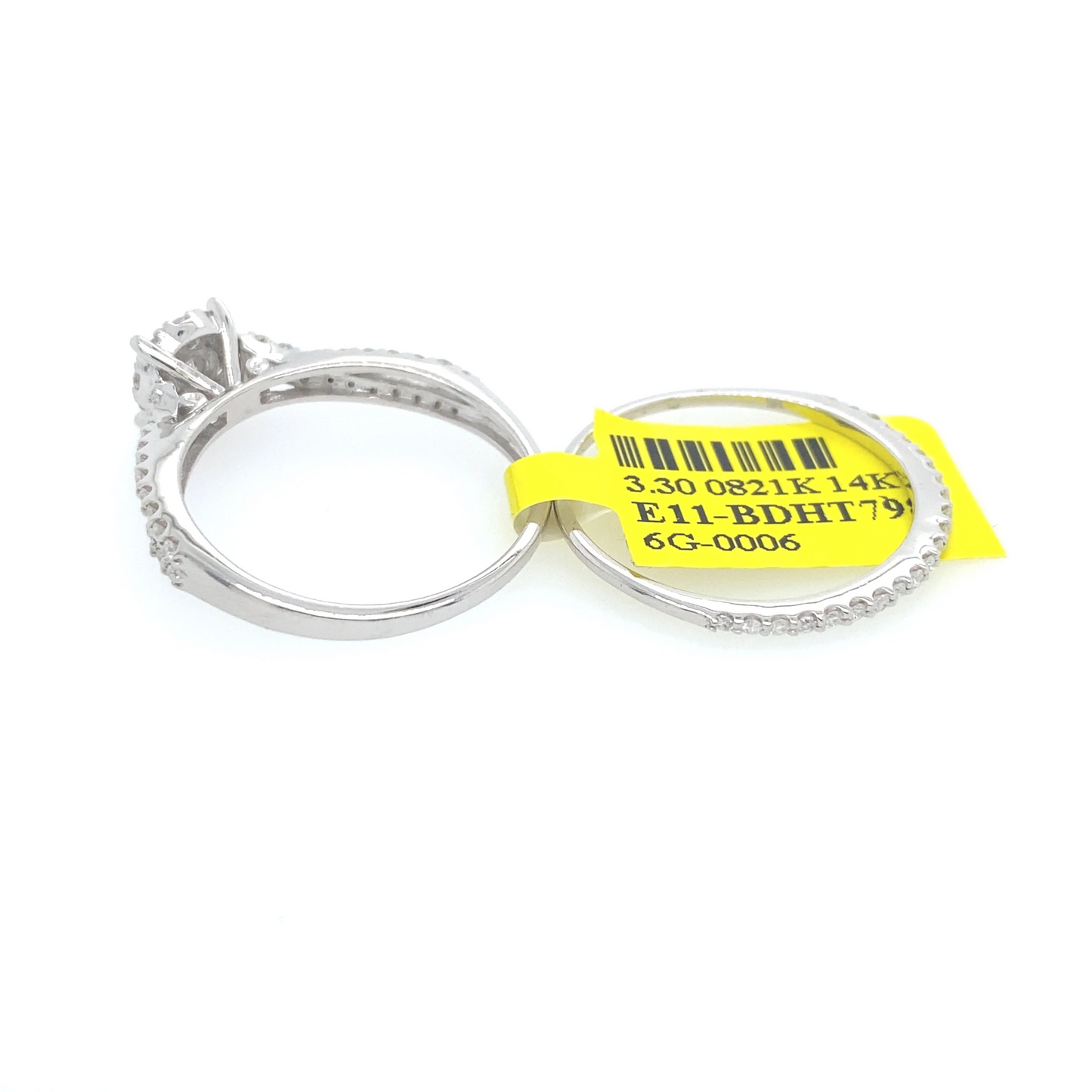 [Ring] 0.60Ct Diamond Bridal Set Ring 14k WG