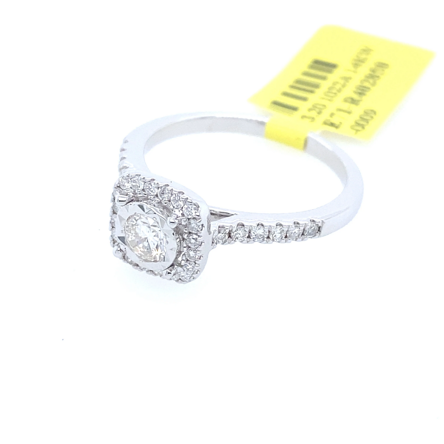 [Ring] 0.62Ct Diamond Ring 14k WG