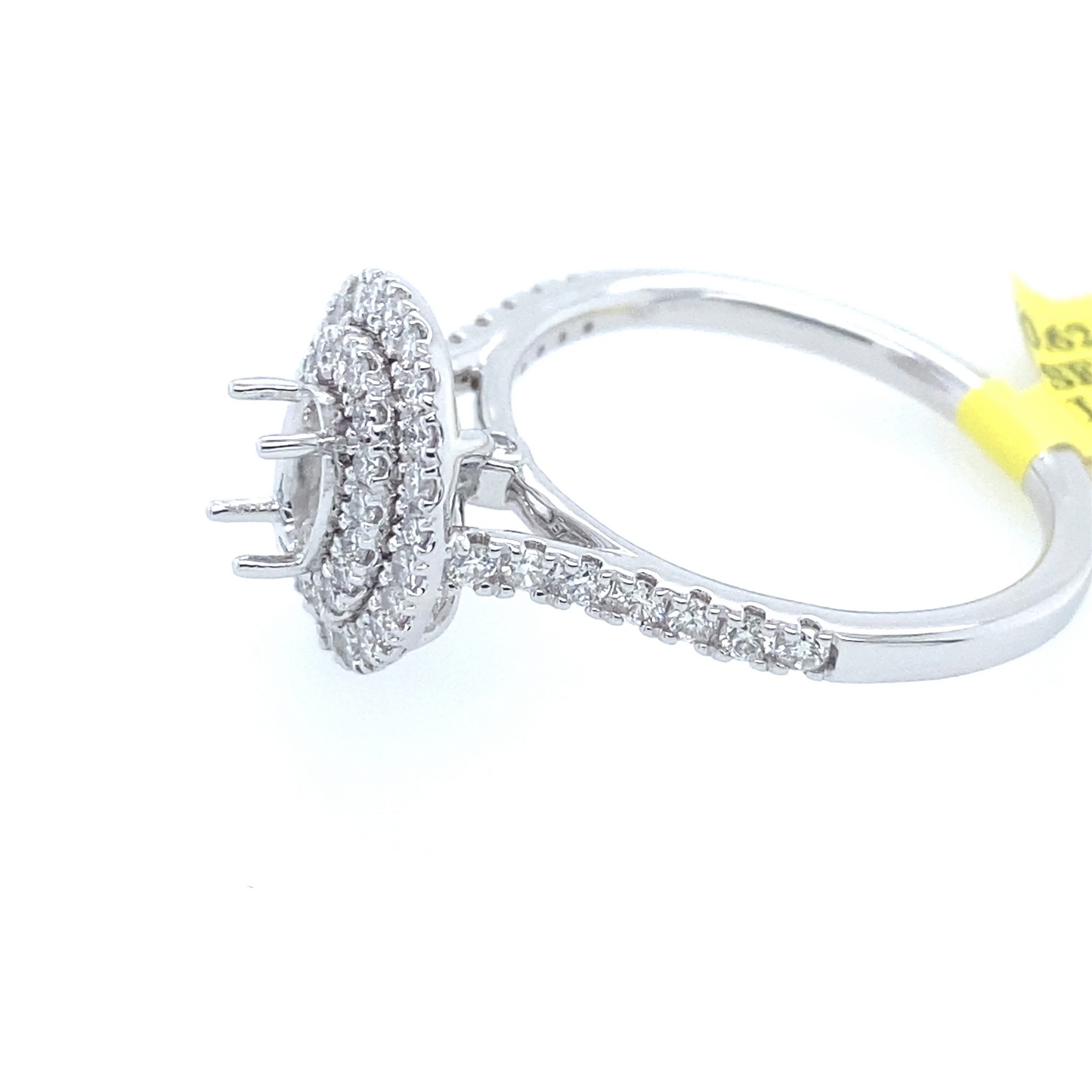 [Ring] 0.62Ct VS Diamond Oval Semi-Mount Ring 14k WG