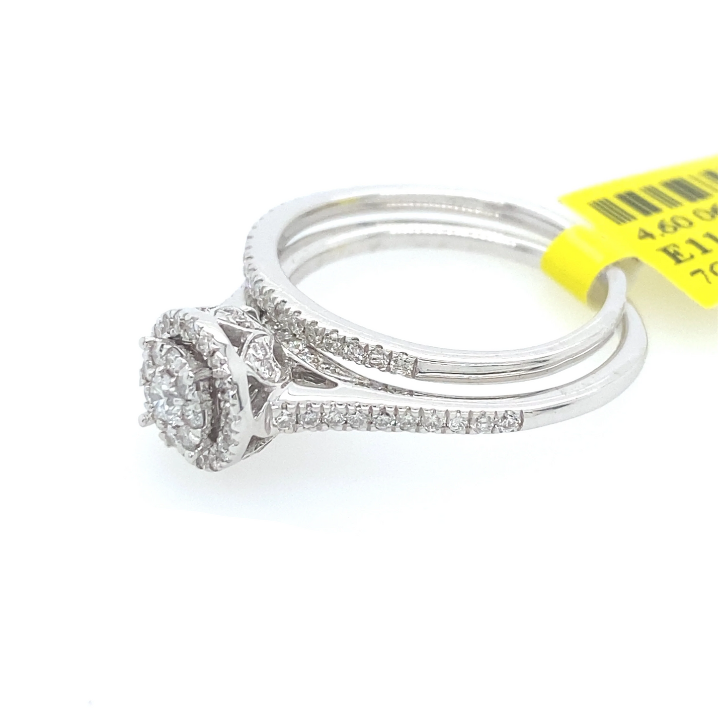 [Ring] 0.70Ct Diamond Bridal Set Ring 14k WG