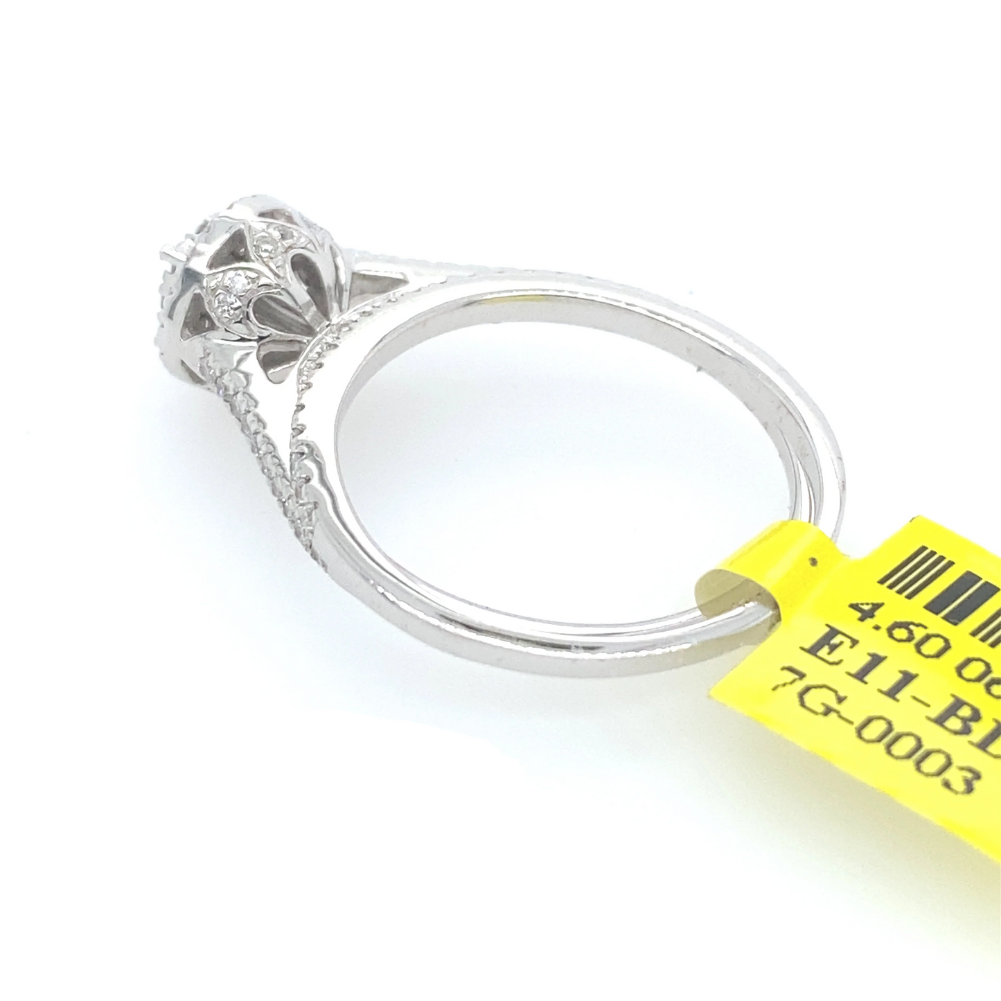 [Ring] 0.70Ct Diamond Bridal Set Ring 14k WG