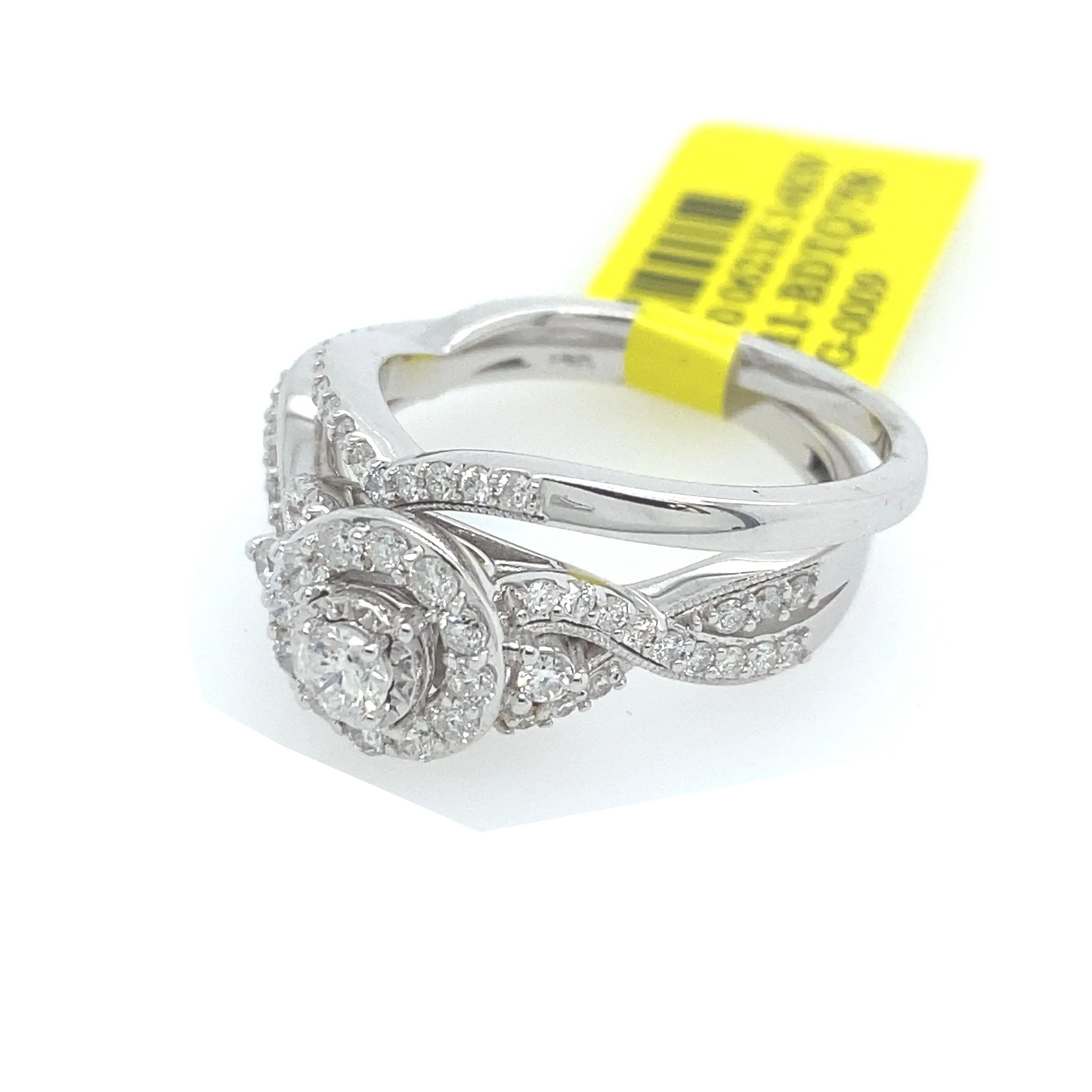 [Ring] 0.80Ct Diamond Bridal Set Ring 14k WG