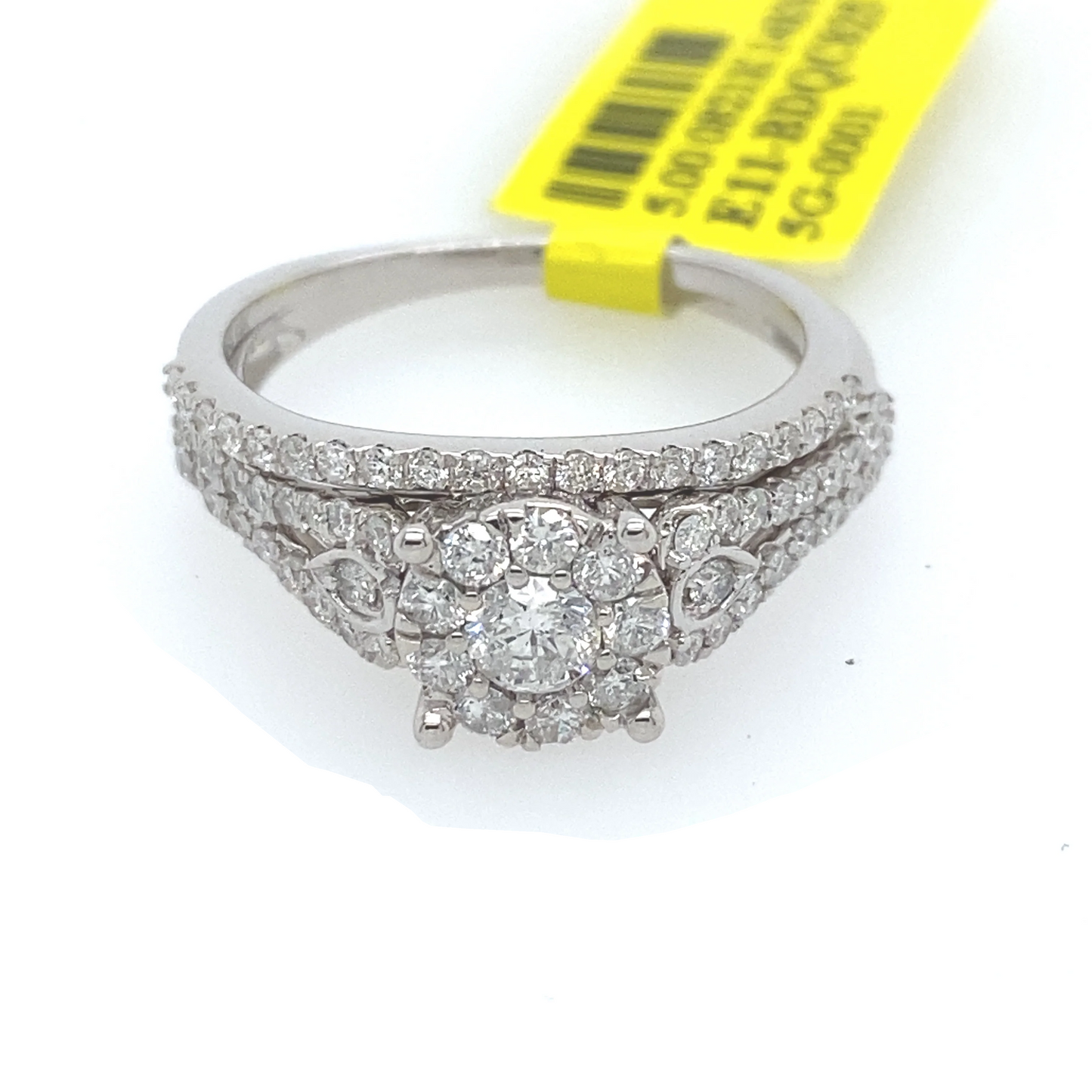 [Ring] 0.90Ct Diamond Bridal Set Ring 14k WG