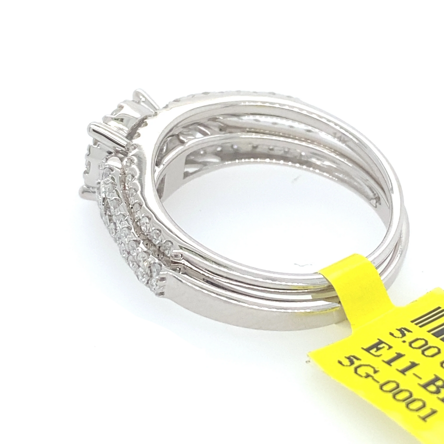 [Ring] 0.90Ct Diamond Bridal Set Ring 14k WG