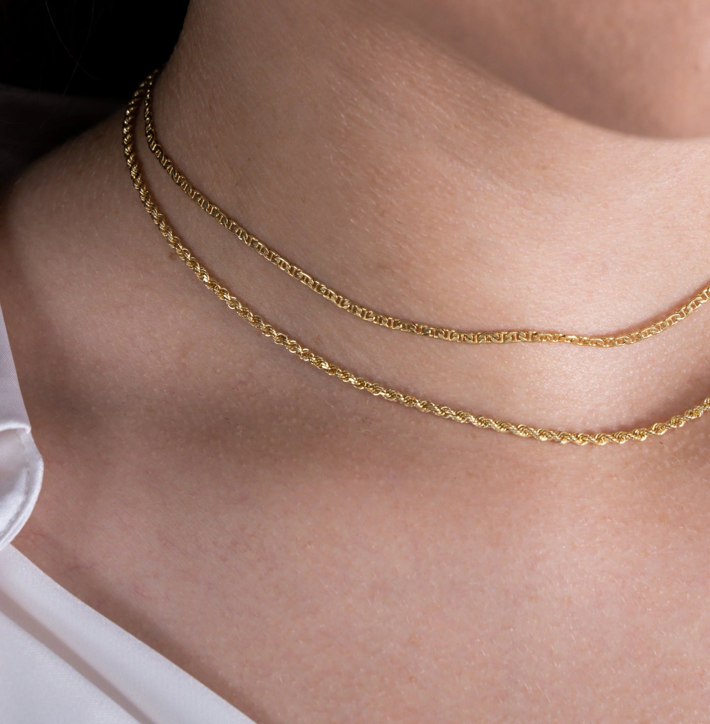 14k 2.5mm Hollow Rope DC (20''=3.2gr)