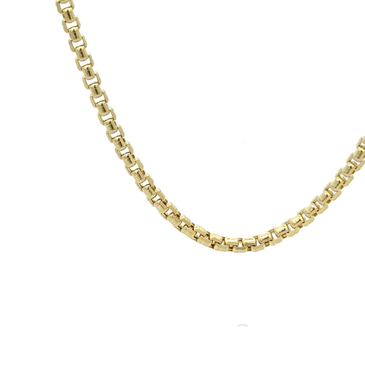 10k 2.5mm Hollow Round Box (20''=5.3gr)