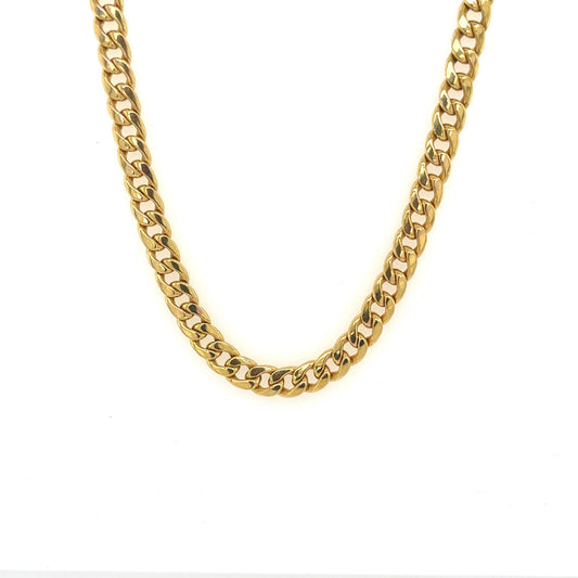 10k 4.6mm Hollow Miami Cuban (20''=9.5gr)