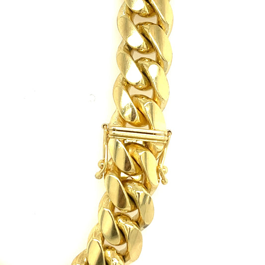 14k 10.3mm Miami Cuban (20''=)