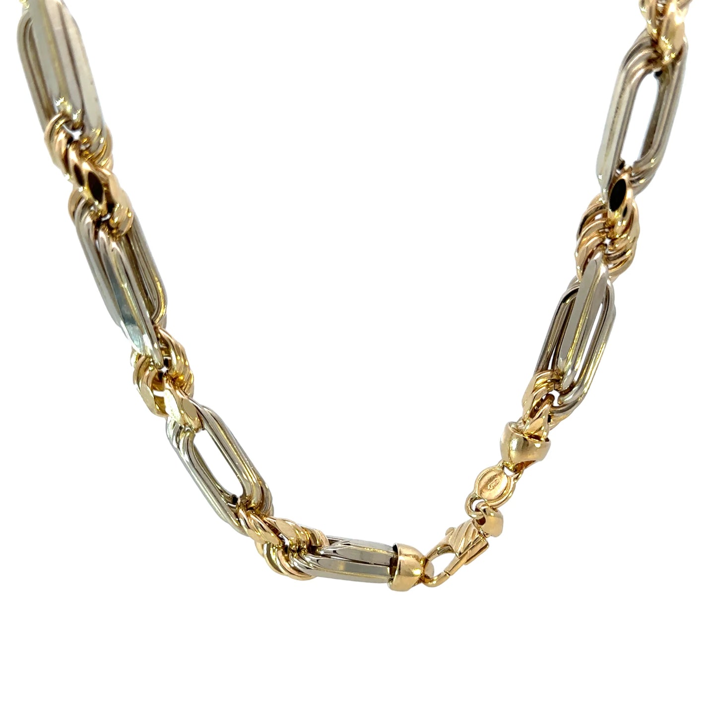 14k 10.5mm Semi-Solid 2C Figarope / Milano (20''=)