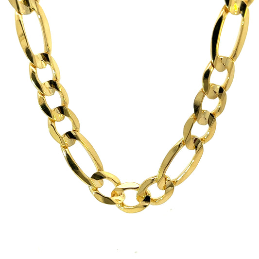 14k 11.2mm Solid Figaro Concave (20''=77.78gr)