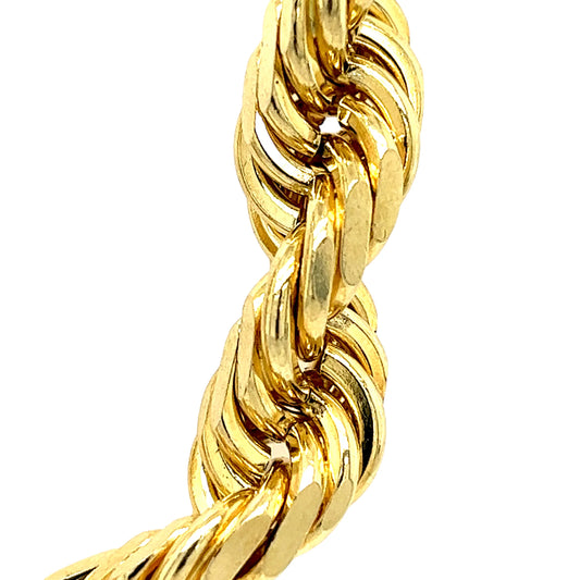 14k 12mm Rope DC (20''=223.0gr)