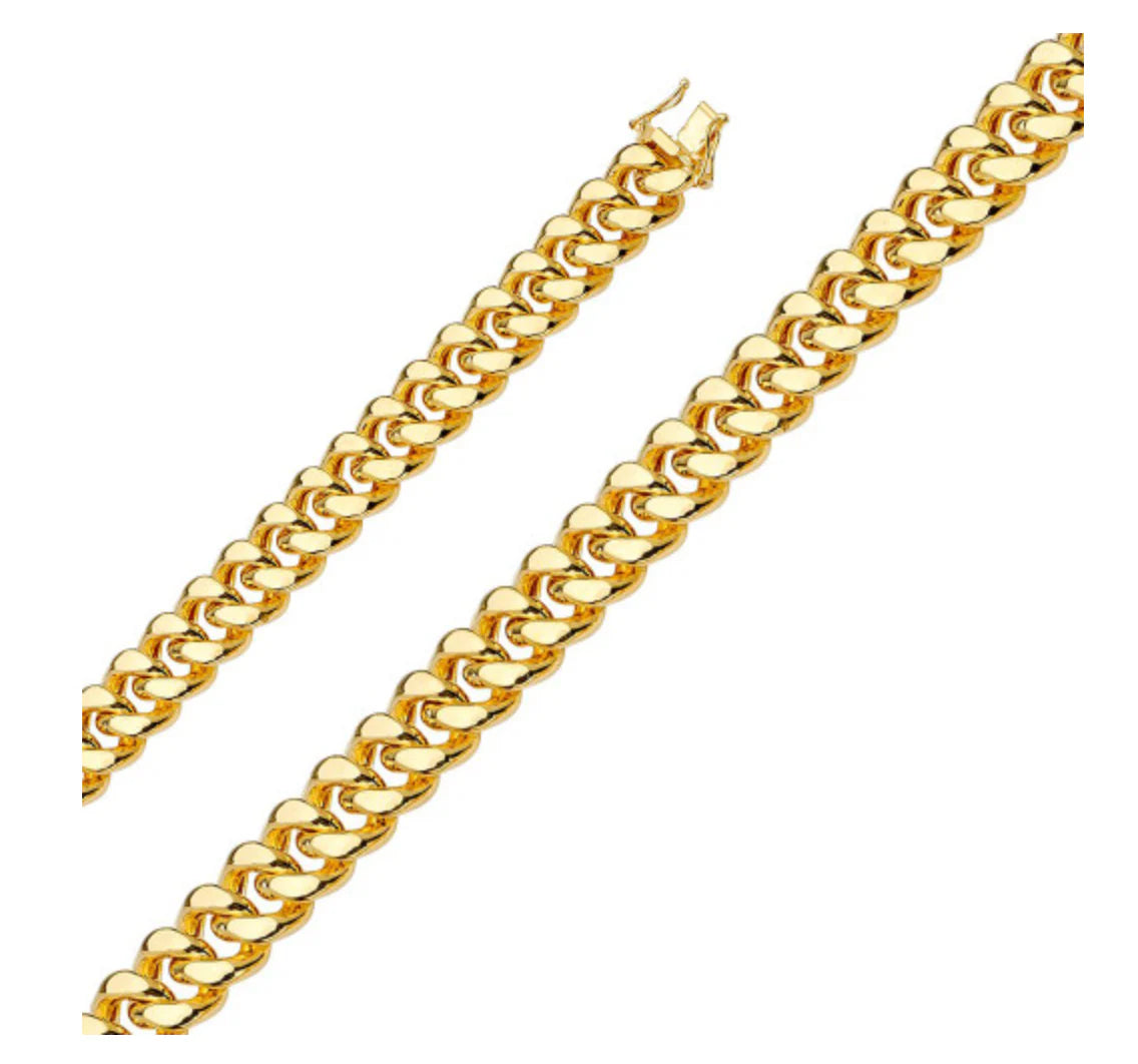 14k 15mm Hollow Miami Cuban (20''=)