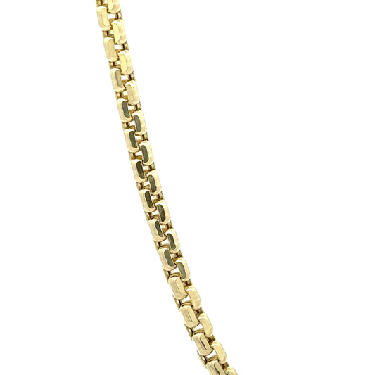 14k 2.8mm Hollow Round Box DC (20''=)