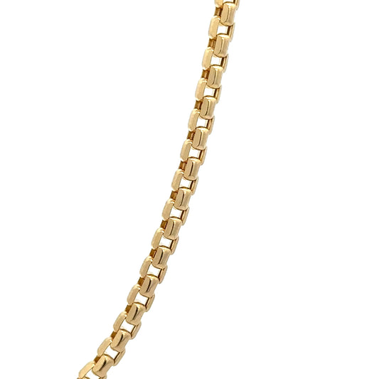 14k 3.7mm Hollow Round Box (20''=12.9gr)