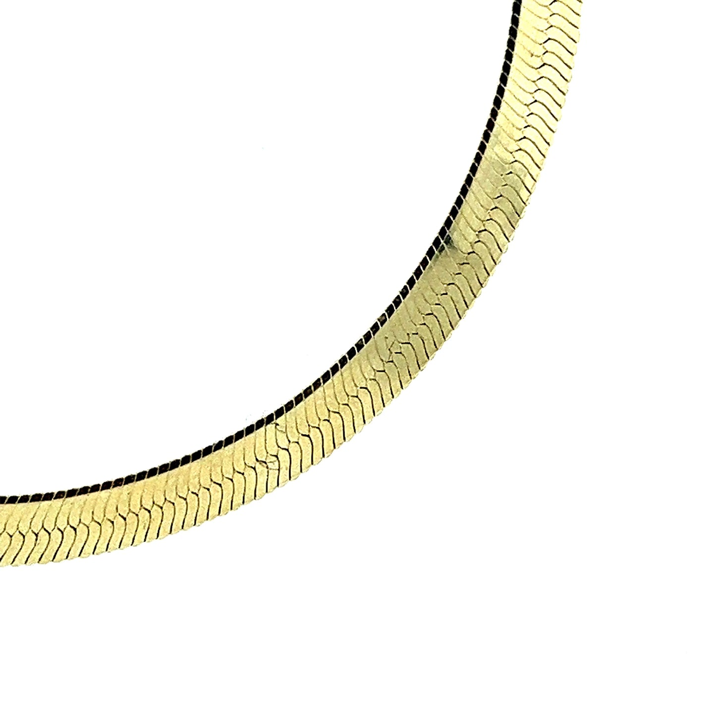 14k 4mm Herringbone Chain (20''=7.2gr)