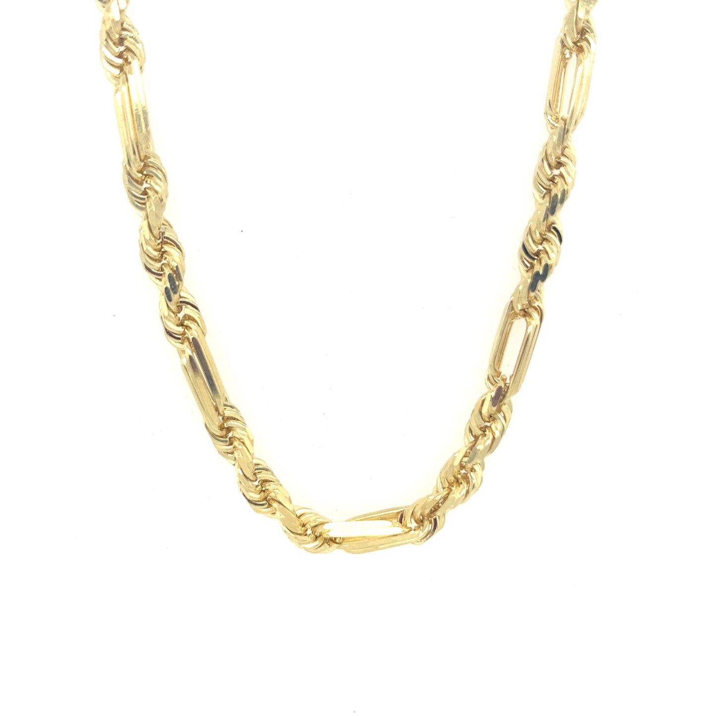 14k 5mm FigaRope DC / Milano (20''=35.16gr)