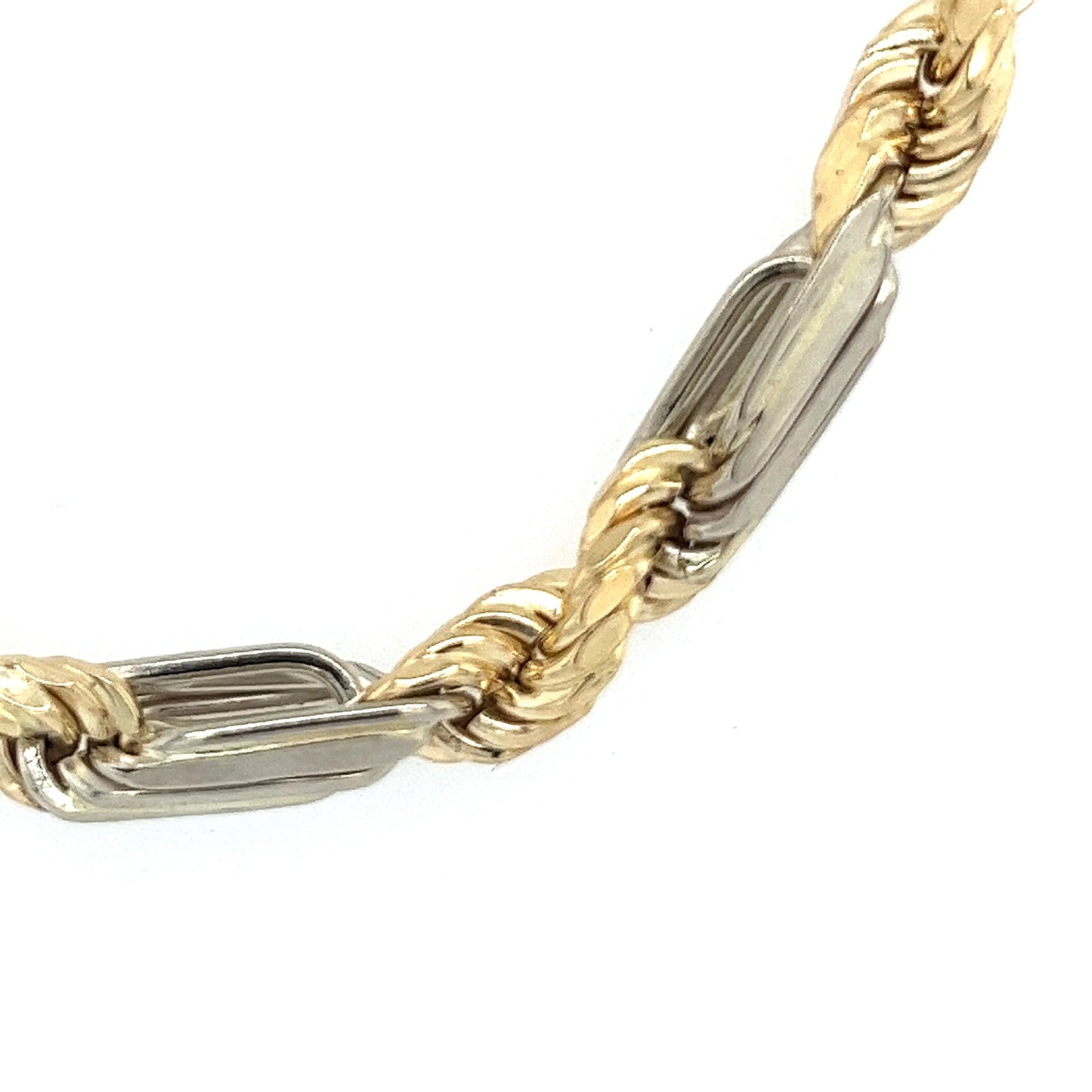14k 6.5mm 2C Semi-Solid Figarope / Milano (20''=)