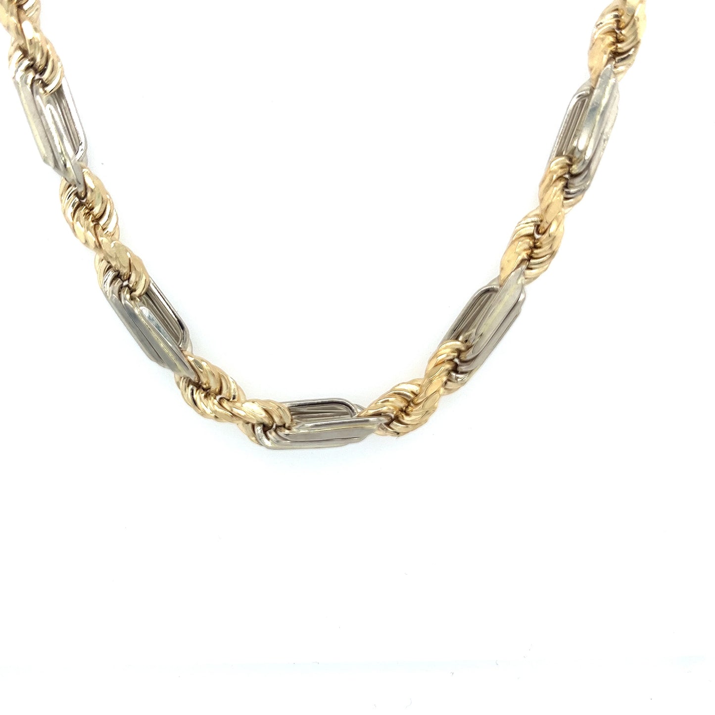 14k 6.5mm 2C Semi-Solid Figarope / Milano (20''=)