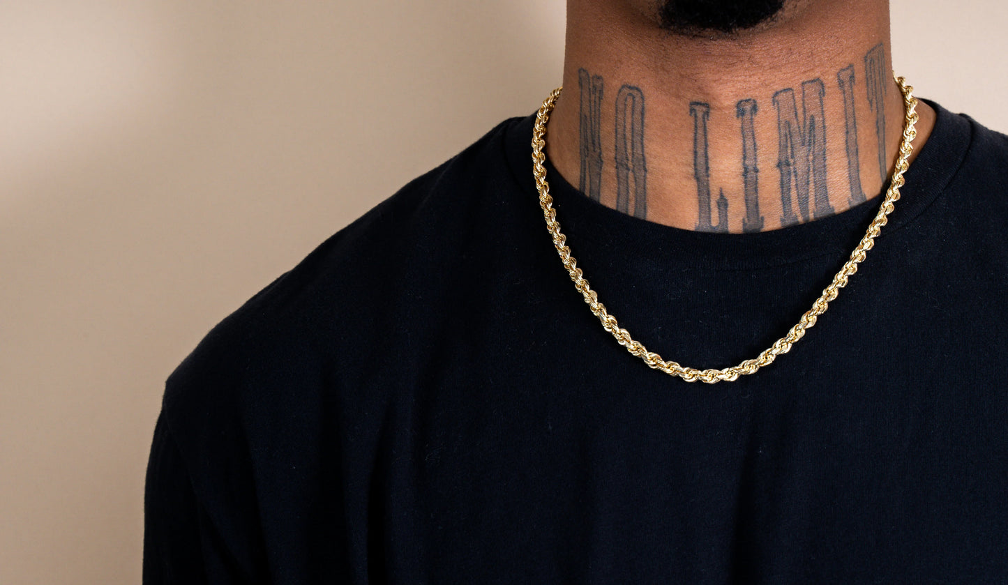 14k 6mm Rope DC (20''=53.0gr)