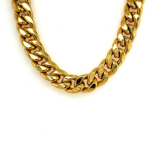 14k 9.3mm Hollow Miami Cuban (20''=45.3gr)
