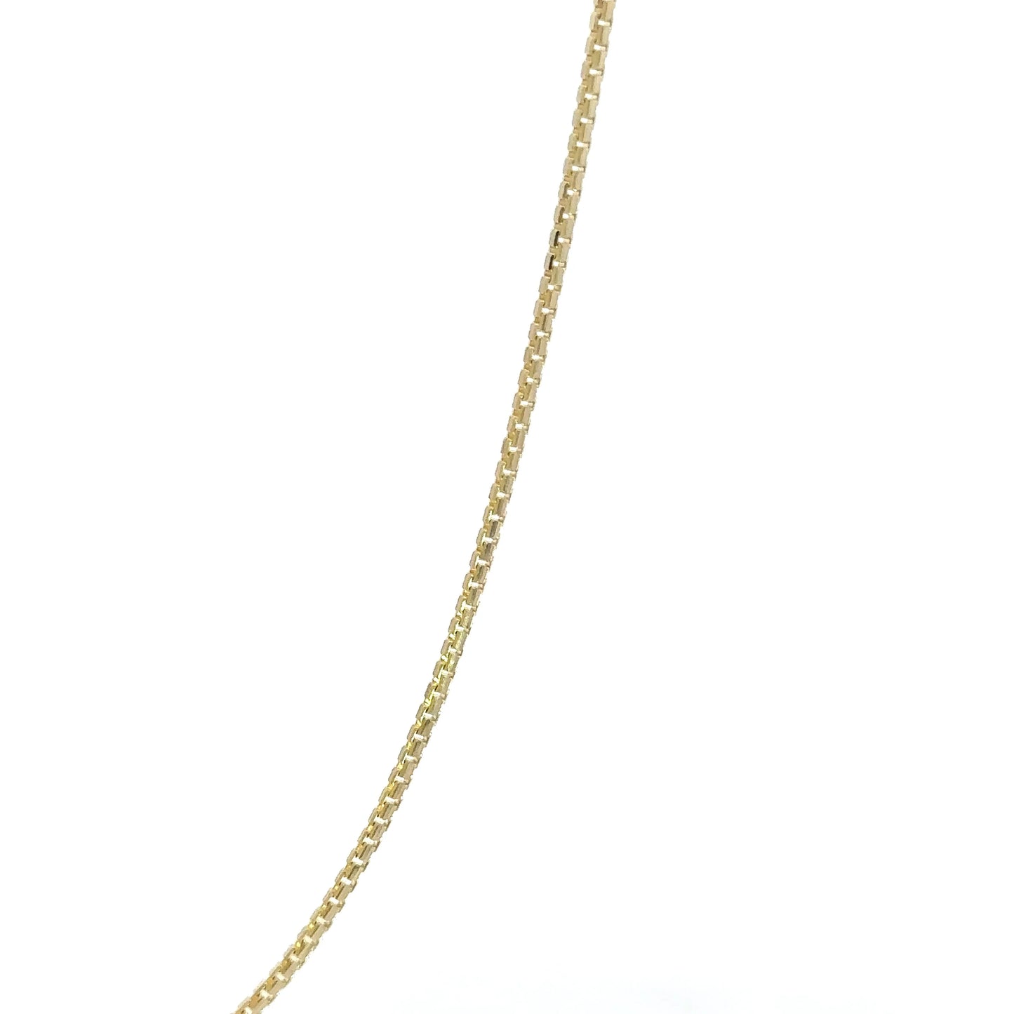 14k Concave Box Chain 1.1mm (20''=3.44gr)