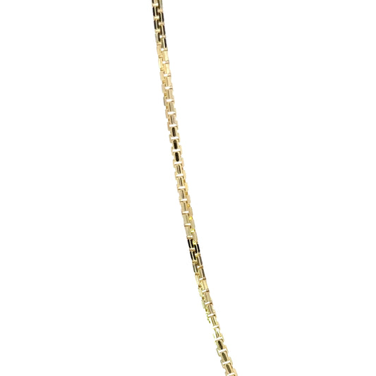 14k Concave Box Chain 1.5mm (20''=6.27gr)