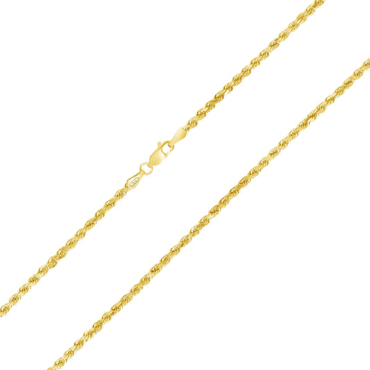 18k 2.5mm Rope DC (20''=10.2gr)