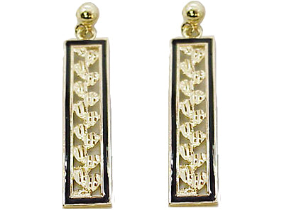[Earring] 14K 9mm Long Maile Earrings (approx. 7g)