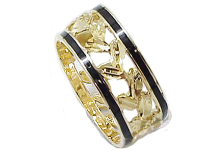 [Ring] 9mm Epoxy Maile Ring Maile Ring (approx. 5.4g)