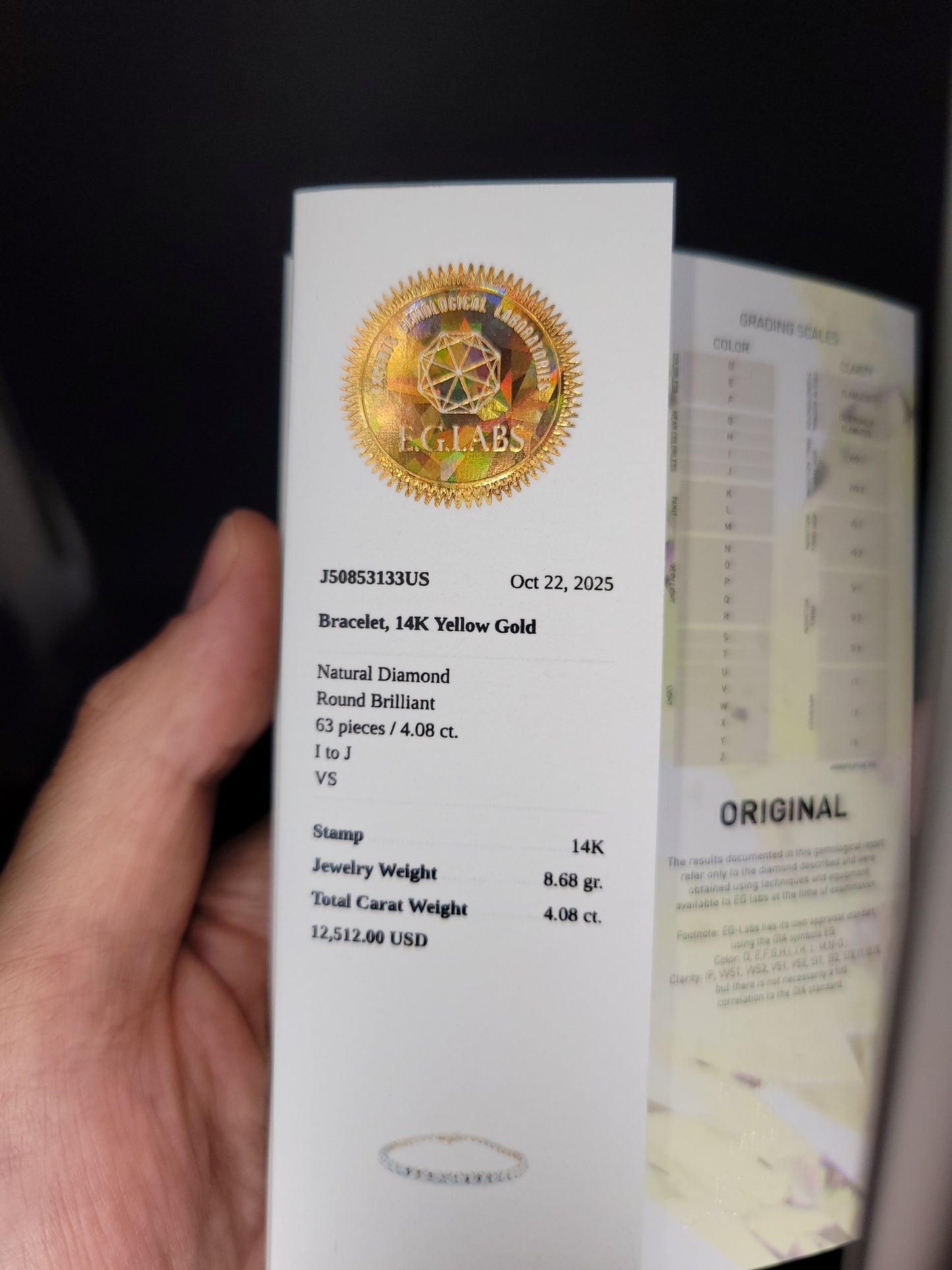 [Bracelet] Timeless Opulence Tennis Bracelet 14k (White & Yellow Gold)