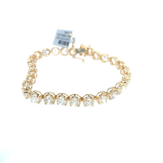 [Bracelet] Diamond Tennis Bracelet 14k YG