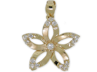 [Pendant] NTC-230 14K Q Plumeria Pendant (3 Colors)
